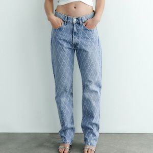 ZARA RHINESTONE DENIM
